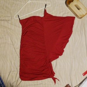 Versatile Burgundy Shirt/ Dress